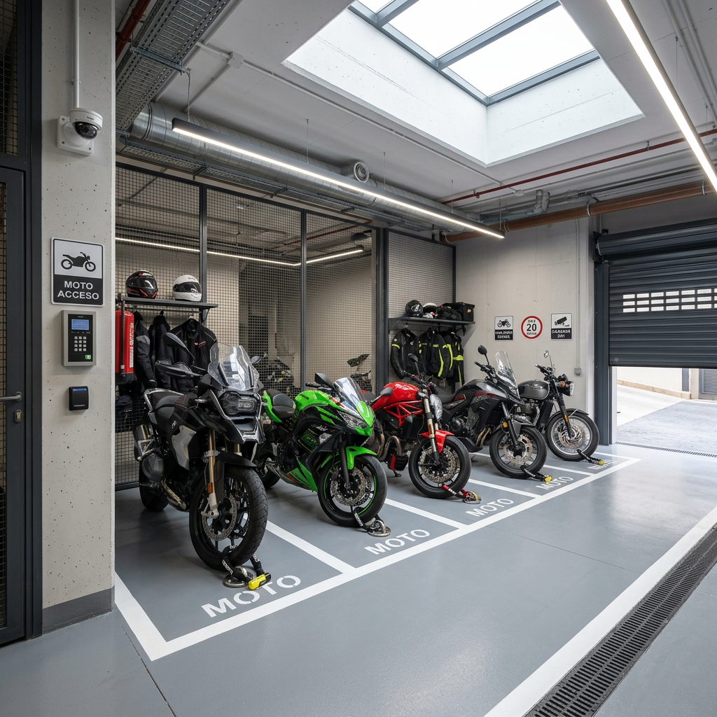 Lee más sobre el artículo Cómo elegir una plaza de garaje para moto